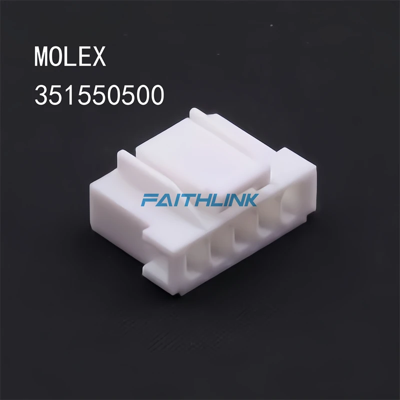 Connecteur MOLEX P = 351550500mm 1x5P, 35155 Nouveau, Original, 0500, 2.5-100%, 10 Pièces