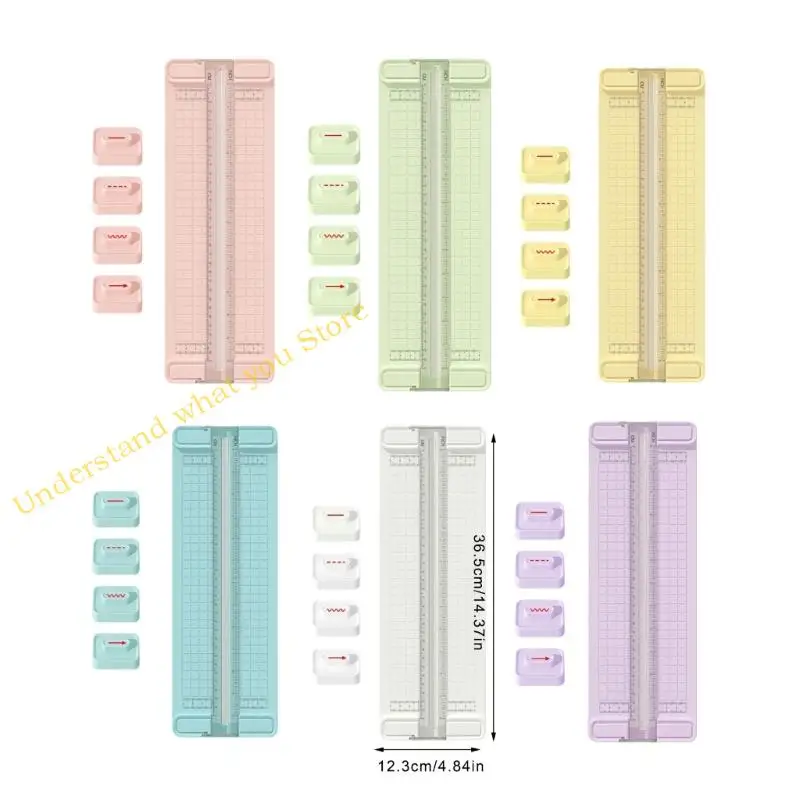 J60A 4 في 1 قاطع الورق يدوي آلة القطع الورقية