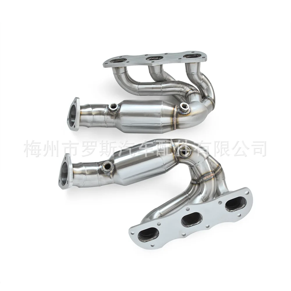 مناسبة لبورشه بوكستر/كايمان 987.2 2008-2012 مشعب العادم المحفز