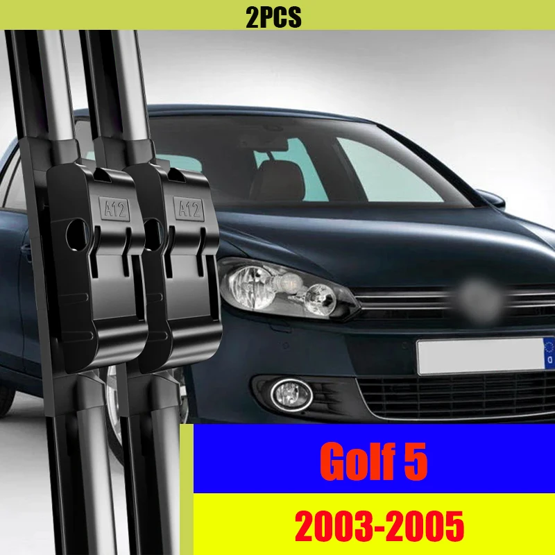 

Wiper Front Wiper Blades For VW Golf 5 2003 2004 2005 Windshield Windscreen Front Window 24"+19" Accessories