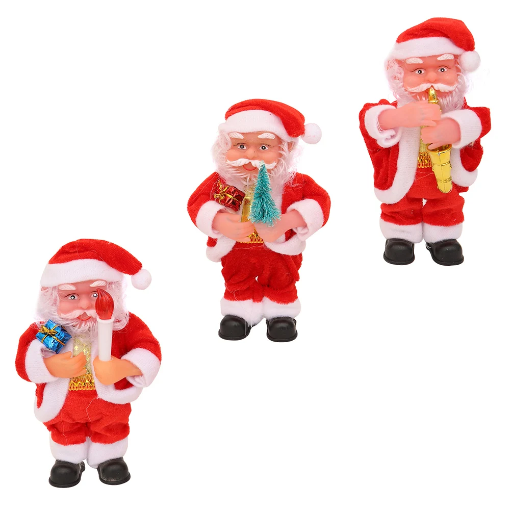 

Santa Claus Ornament Christmas Decoration Novel Decors Electronic Components Dad