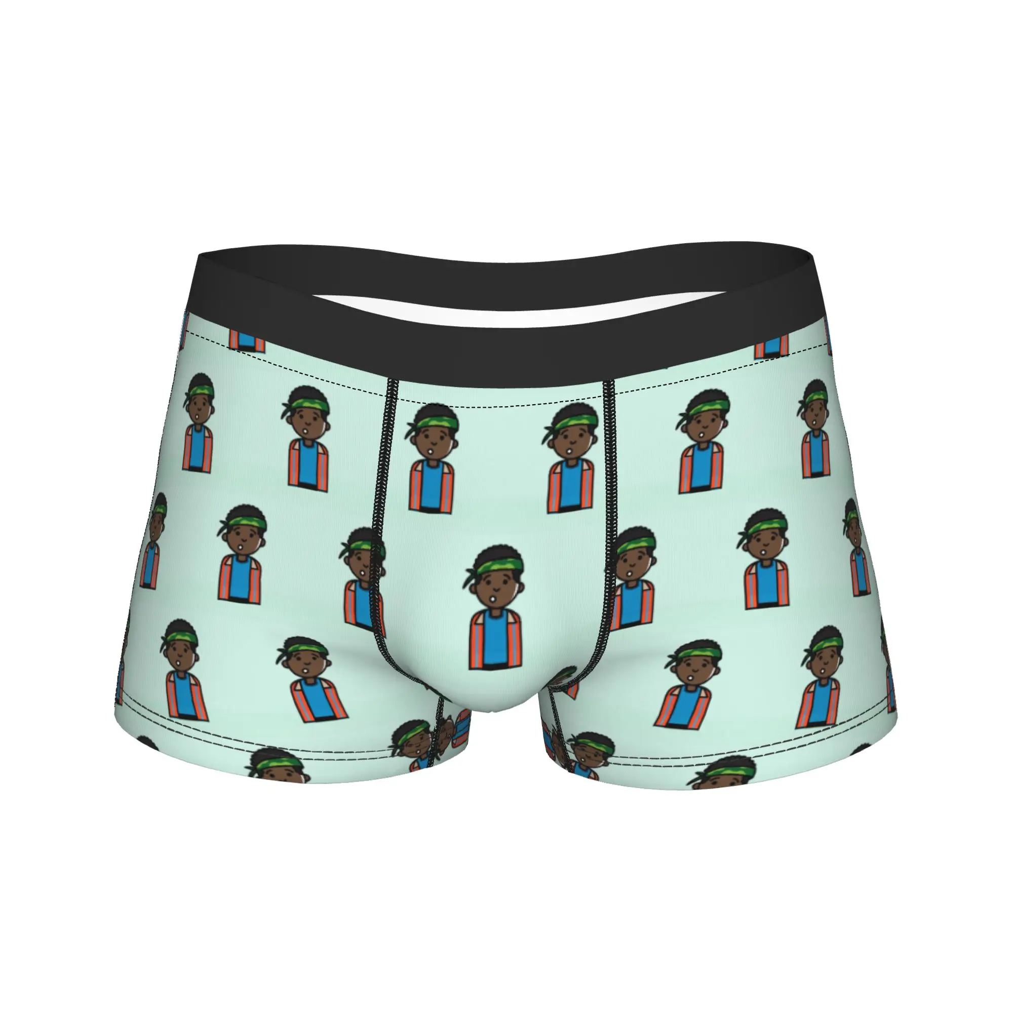 

Трусы-боксеры Lucas Stranger Characters с качественным принтом, мужские трусы-боксеры, большие размеры