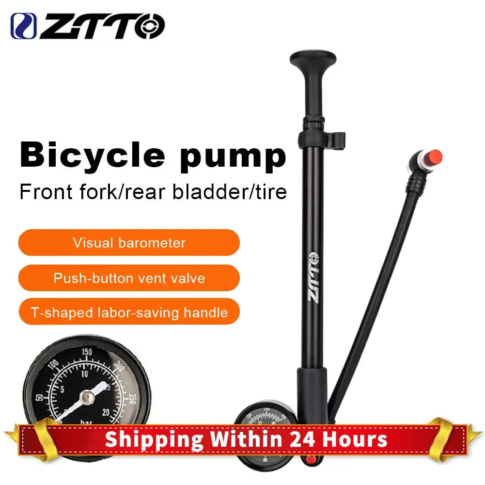 

ZTTO 300psi велосипедный воздушный насос высокого давления с манометром, насос для велосипедных шин Schrader Presta, клапан для передней/задней подвески велосипеда