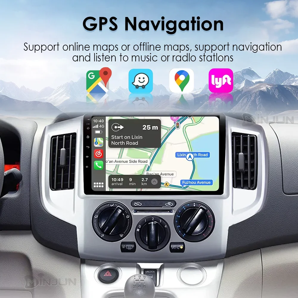 Android 15 radio de coche para Nissan NV200 2009 - 2016 reproductor Multimedia de coche GPS Video carplay navegación estéreo Radio 5G DVD BT WIFI