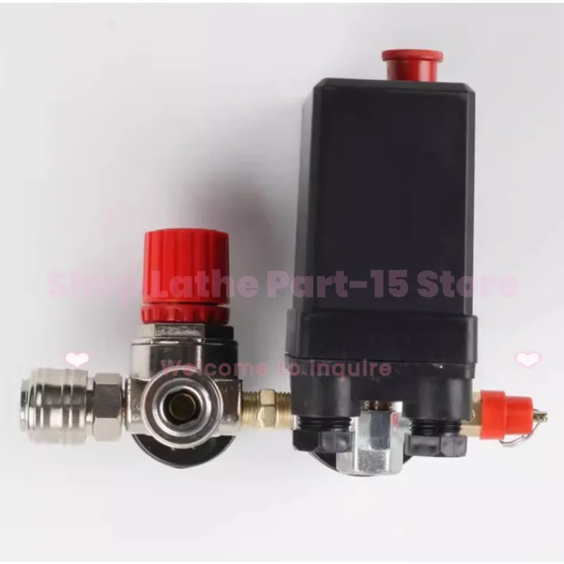 صمام تنظيم ضغط الغاز لضاغط الهواء، مجموعة مفاتيح الضغط الأوتوماتيكية بأربعة فتحات على الطراز الأوروبي والألماني