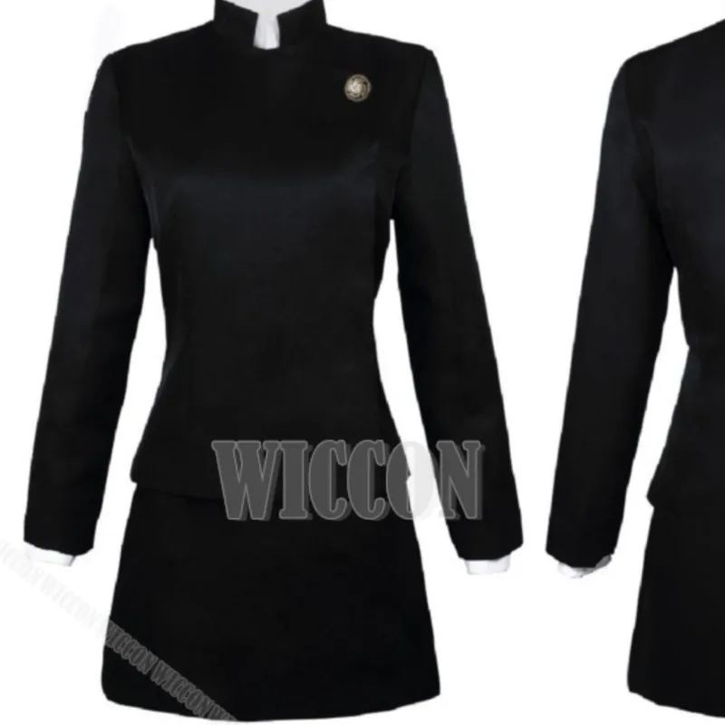 

Zenin Maki Anime Kaisenn Cosplay Costume School Uniform Black Dress Woman Green Wig Halloween Navidad Festival Outfit Comic Con