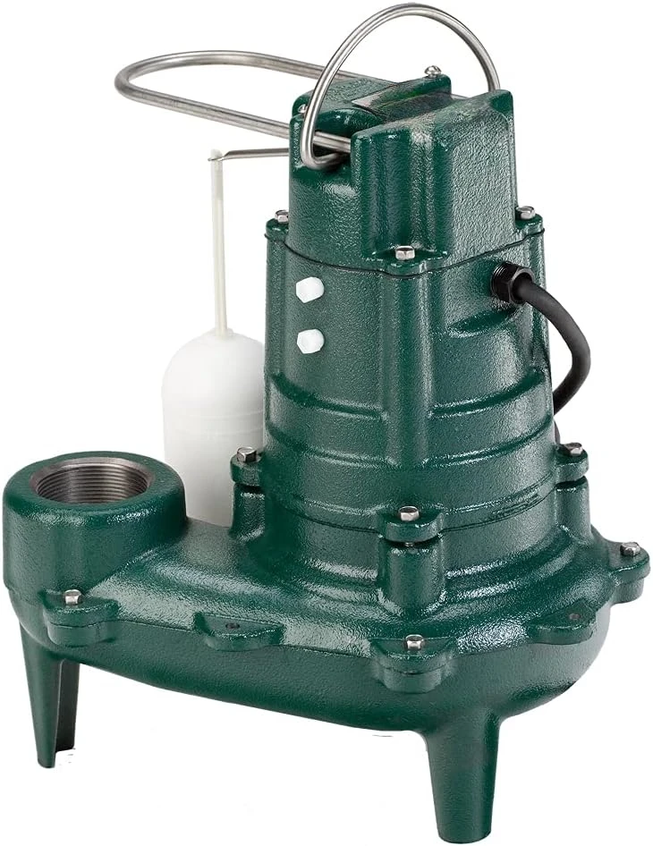 Waste-Mate 267-0001 Sewage Pump, 1/2 HP Automatic – Heavy-Duty Submersible Sewage, Effluent or Dewatering Pump