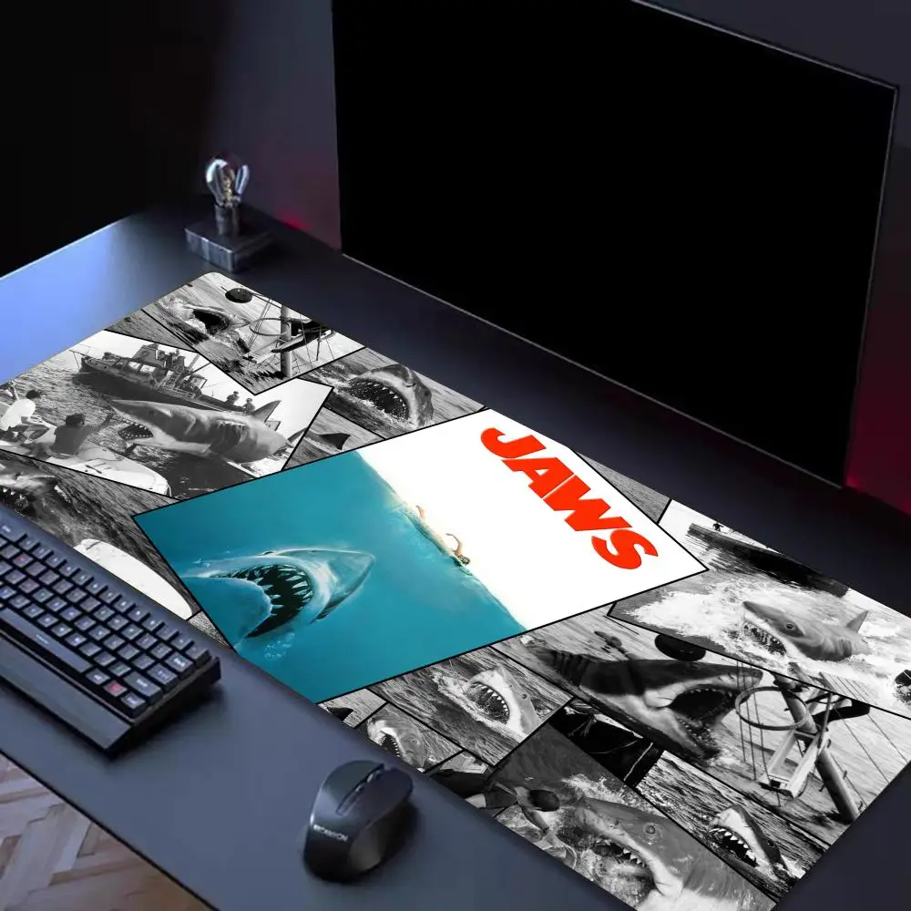 Jaws Movie Ocean S Mouse Pad XXL Large Mouse Pad, Smooth Surface for Gaming, Non-Slip, Comfortable Desk Mat