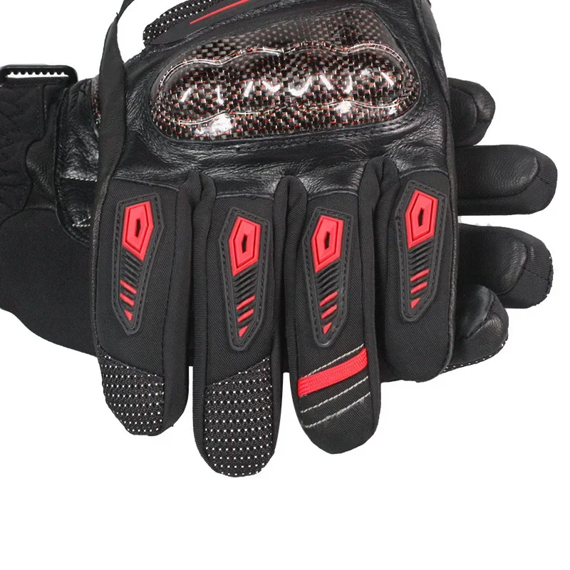 Masontex Heated motorcycle gloves touch screen Waterproof and warm  winter   for men