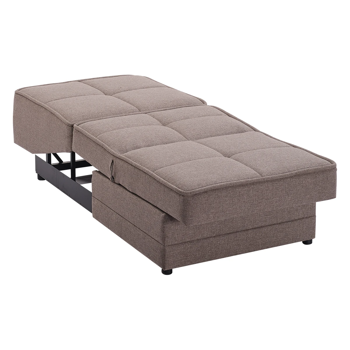 Stylish Convertible Sofa Bed Foldable for Hotel Use Home Living Room Comfort Provides Cozy Extra Storage Transforming Bed