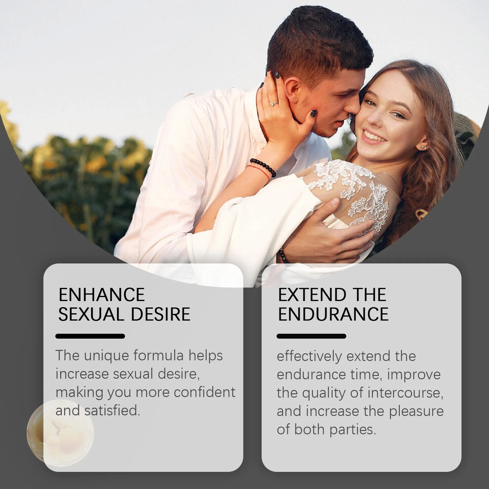 Men's body care cream, gentle moisturizing, improve quality of life, extend long-lasting and comfortable personal care cream