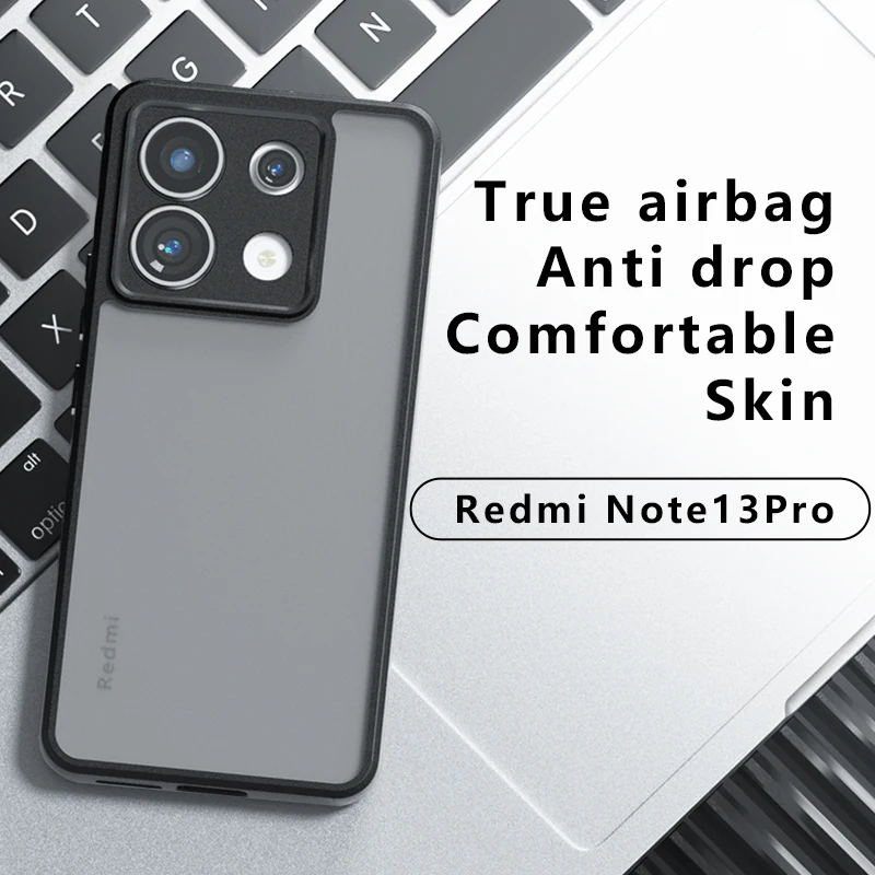 Case For Redmi Note 13 Pro 4G POCO M6 X6Pro 5G Luxury Armor Transparent Hard Back Cover For Redmi Note 13 Pro+ Note13 Funda