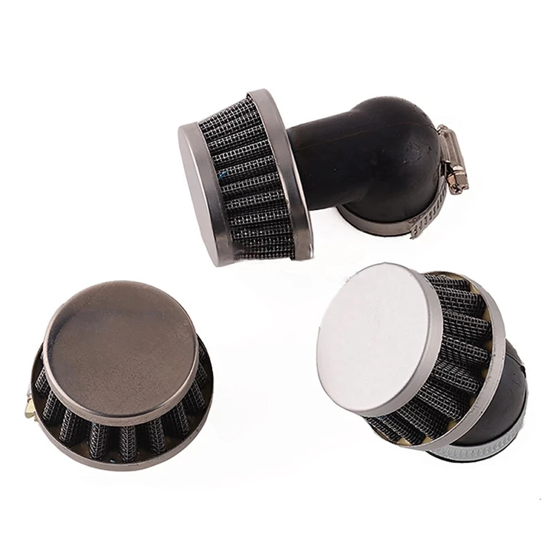 28mm 32mm 35mm 38mm 42mm Air Filter Universal ATV Scooter Pit Dirt Bike Stright Curved Right Mini Element Cleaner Filtro Aire