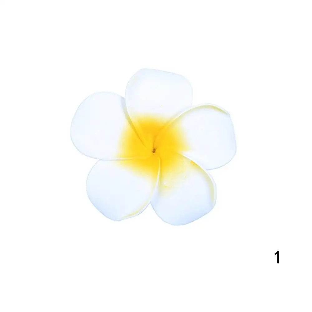 Hawaiian Foam Flower Bridal Wedding Party Hair Clip White Plumeria Party Xmas Bedroom Decor Plumeria Flower Hair Clips