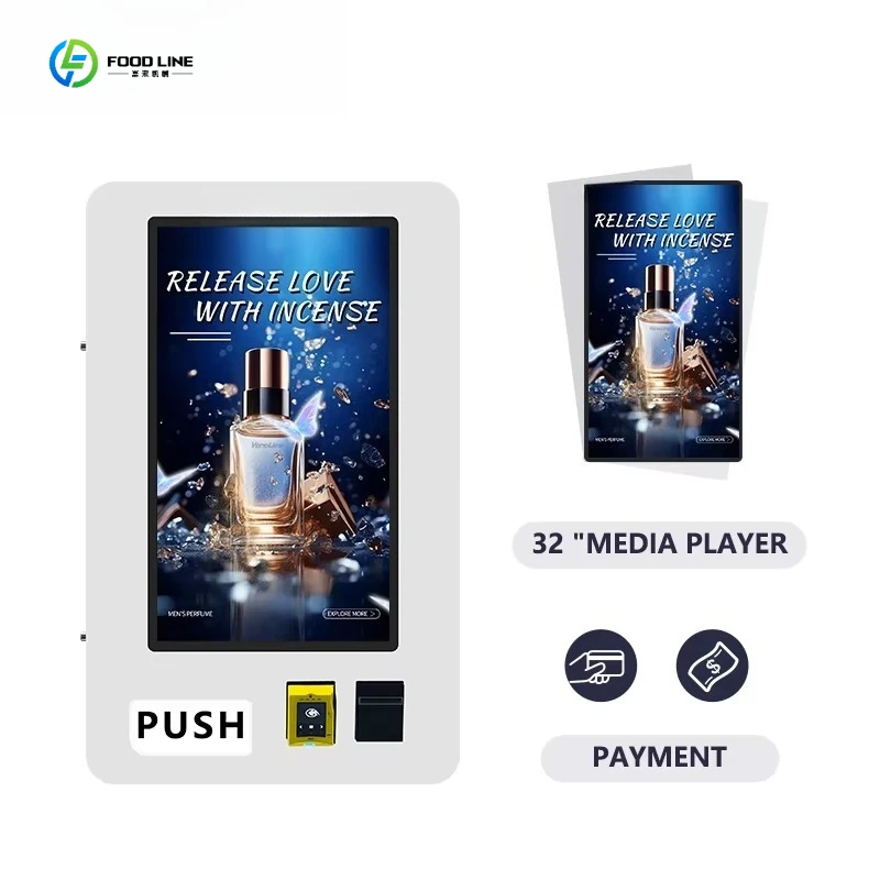 

Customized Wall-Mounted Vending Machines for Shopping Malls Small Wall Vending Machine for Makeup Sample Perfume Test Spray