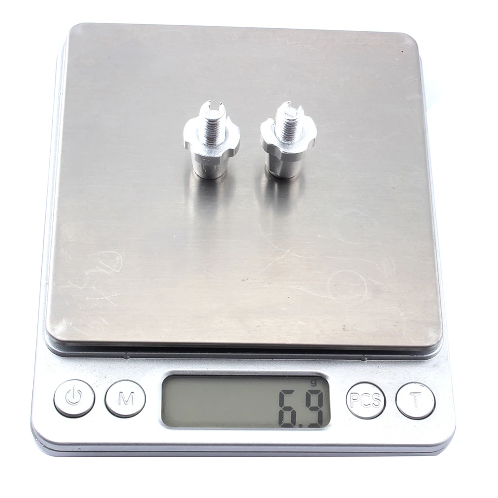 

Brake Adjustment Screw M7 Silver Color Durable Aluminum Alloy High Precision Thread Suitable for Road Mountain