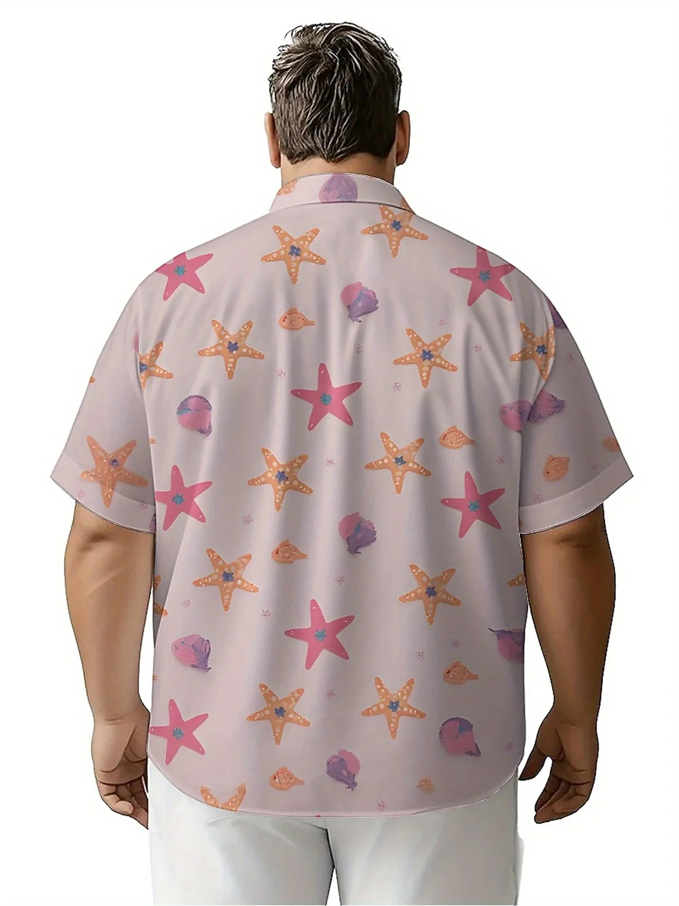 قمصان هاواي للرجال مقاس كبير بنمط مطبوع على شكل المحيط، قمصان عصرية جديدة في الصيف، ملابس هيب هوب روك للشارع