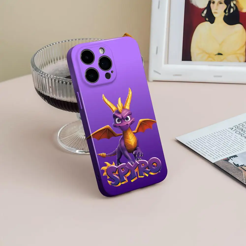Spiel S-Spyro Serie Drachen Handyhülle für iPhone 17, 16, 15, 14, 13 …