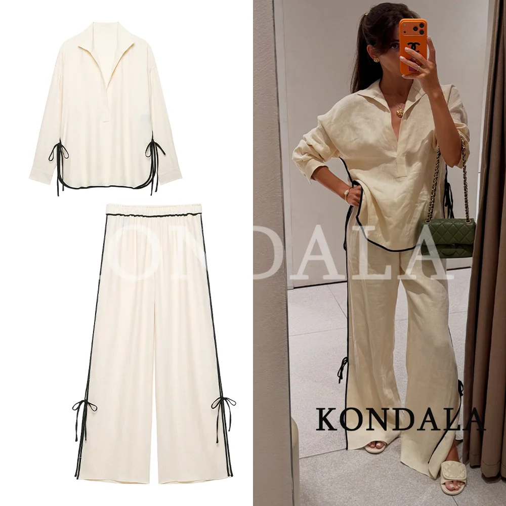 Elastic Lace Trim - KONDALA Women Casual Chic Lace-up Trim