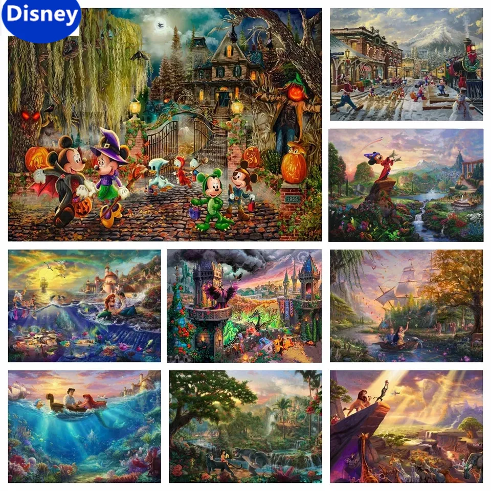 Alefisent Evil Lover Cartoon Disney Bad Queen 1000 Piece Puzzle  Game Children's Brain Burning Puzzle Puzzle Game Holiday Gift