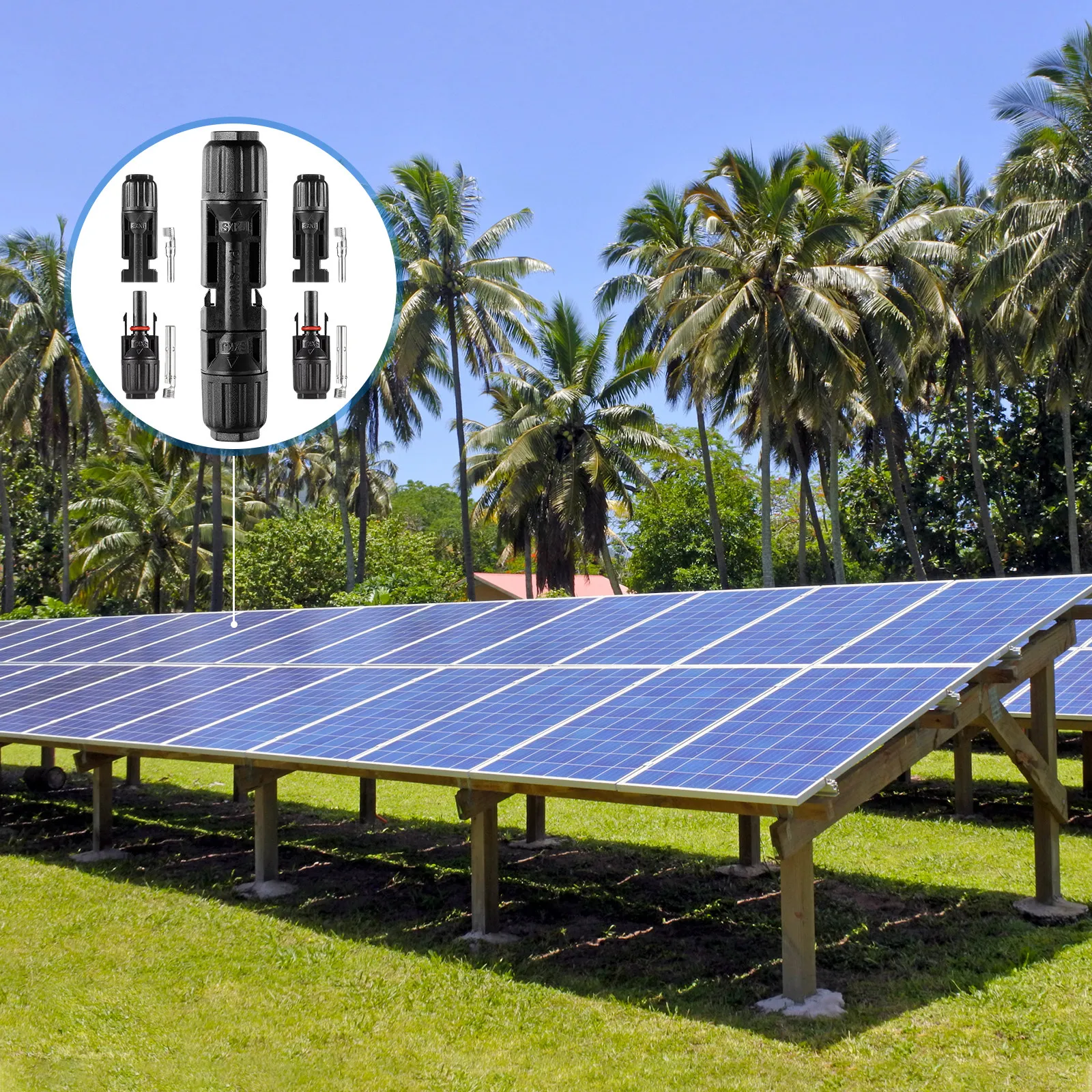 20Pairs Solar Panel Connectors Waterproof Plastic Cable Connector Kit Male Female Solar Panel Wire Waterproof Connector