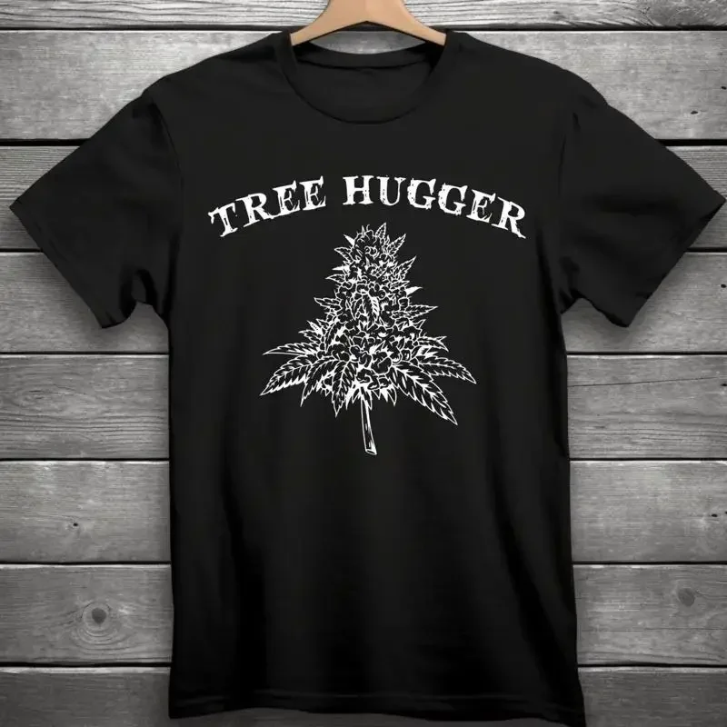 Tree Hugger 420 T Shirt Black S 3Xl