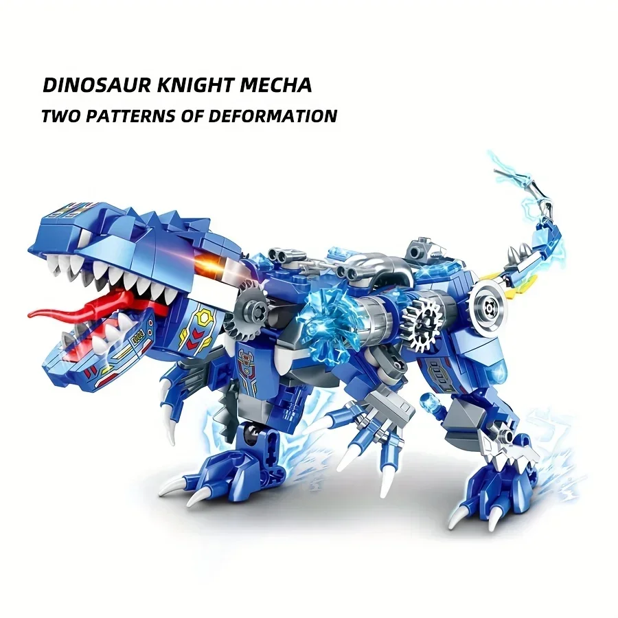 New 2IN1 Jurassic Mechanical Indominus Rex Dinosaur World Model Mech Building Blocks Dino Park Bricks Children Boys Toy Gifts