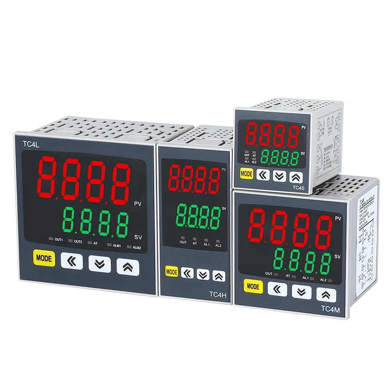 Высокоточный цифровой измеритель температуры TC4S TC4M, панель PID-контроля температуры TC4H L, регулируемый
