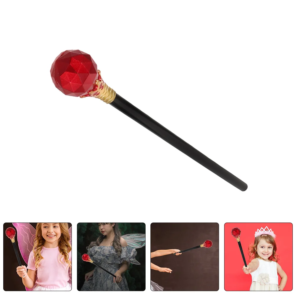 Scepter Decorations Toy Red Pirate Eye Patch Kid Pretend Scepters Decorative Stick Child