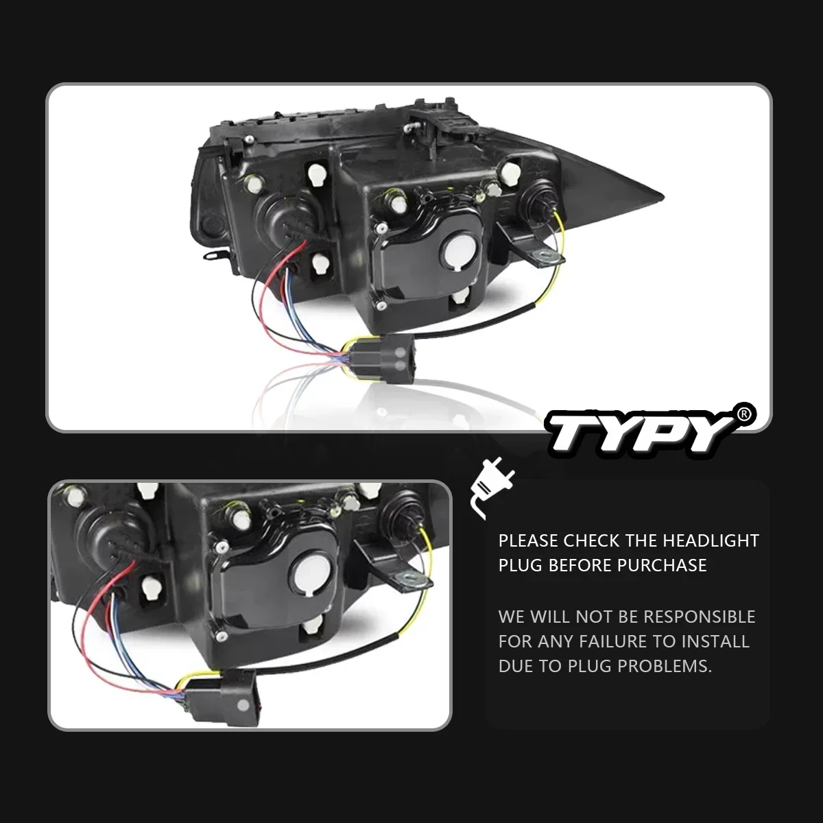 

TYPY Car For BMW 1 Series E87 Headlight 2004-2011 Upgrade Modified to New DRL Dynamic Turn Signal LED Headlight Auto Accessories
