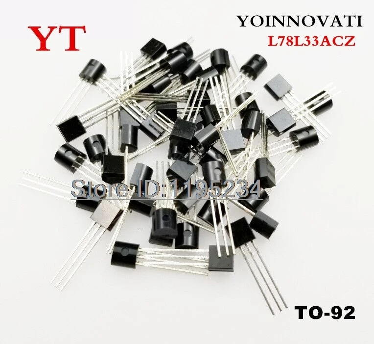 100pcs L78L33ACZ L78L33A L78L33 78L33 IC REGULATOR LDO 3.3V 0.1A -3 Best quality