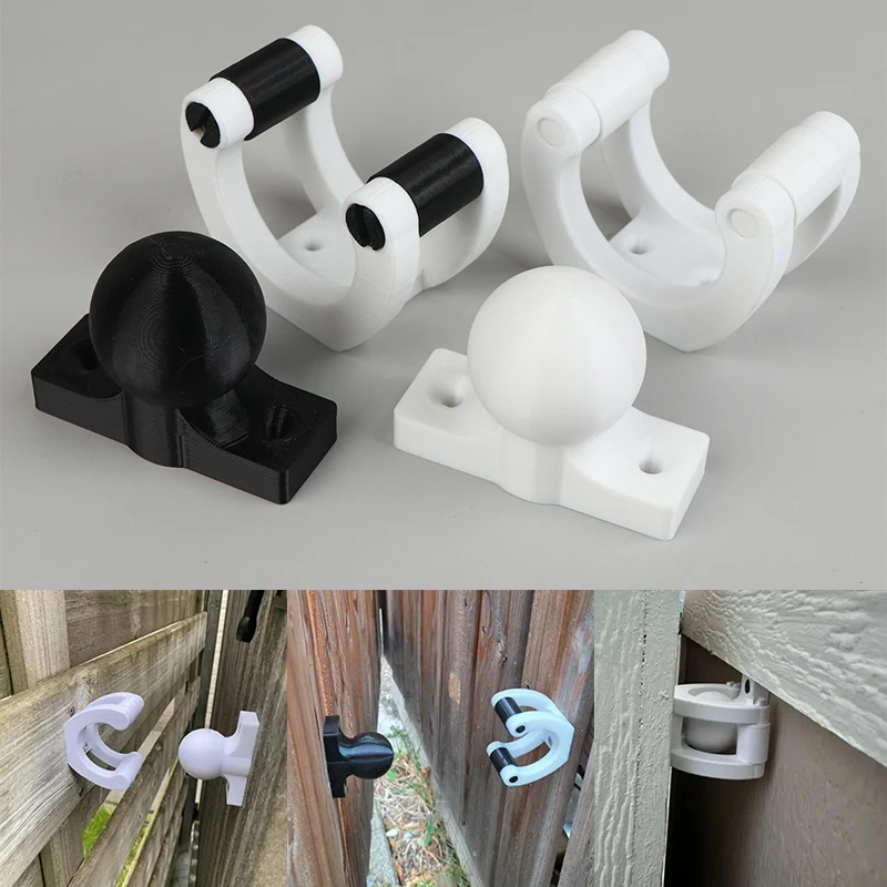 

Усиленный шариковый замок для дверей и ворот, самозакрывающийся замок из цинкового сплава, прочная фурнитура для подъездных путей или заборов