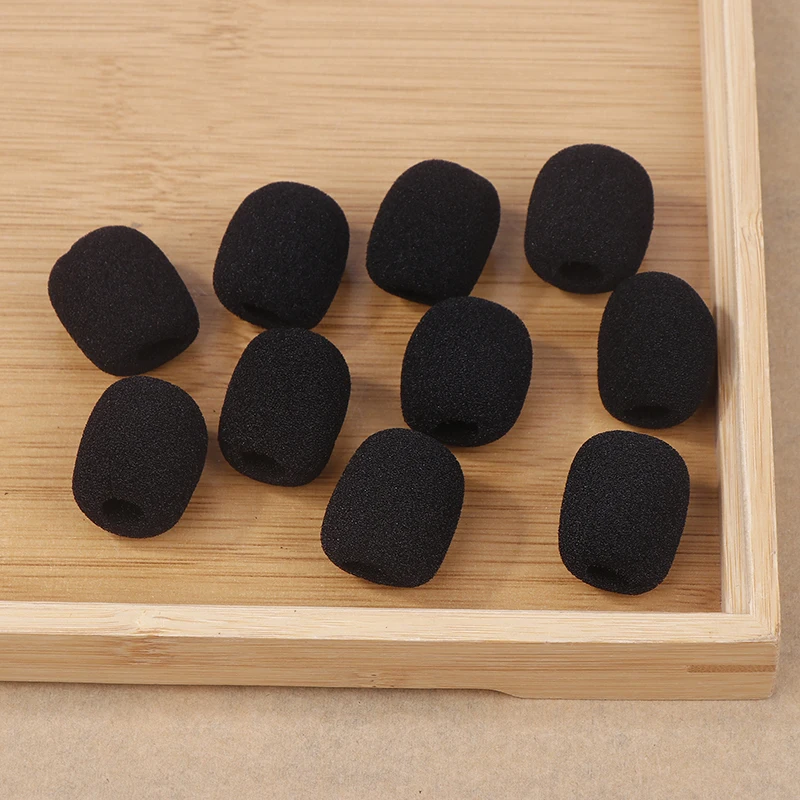 Headset Microphone Sponge For Motorcycle Intercom Helmet Bluetooth Headset Microphone Sponge 10PCS