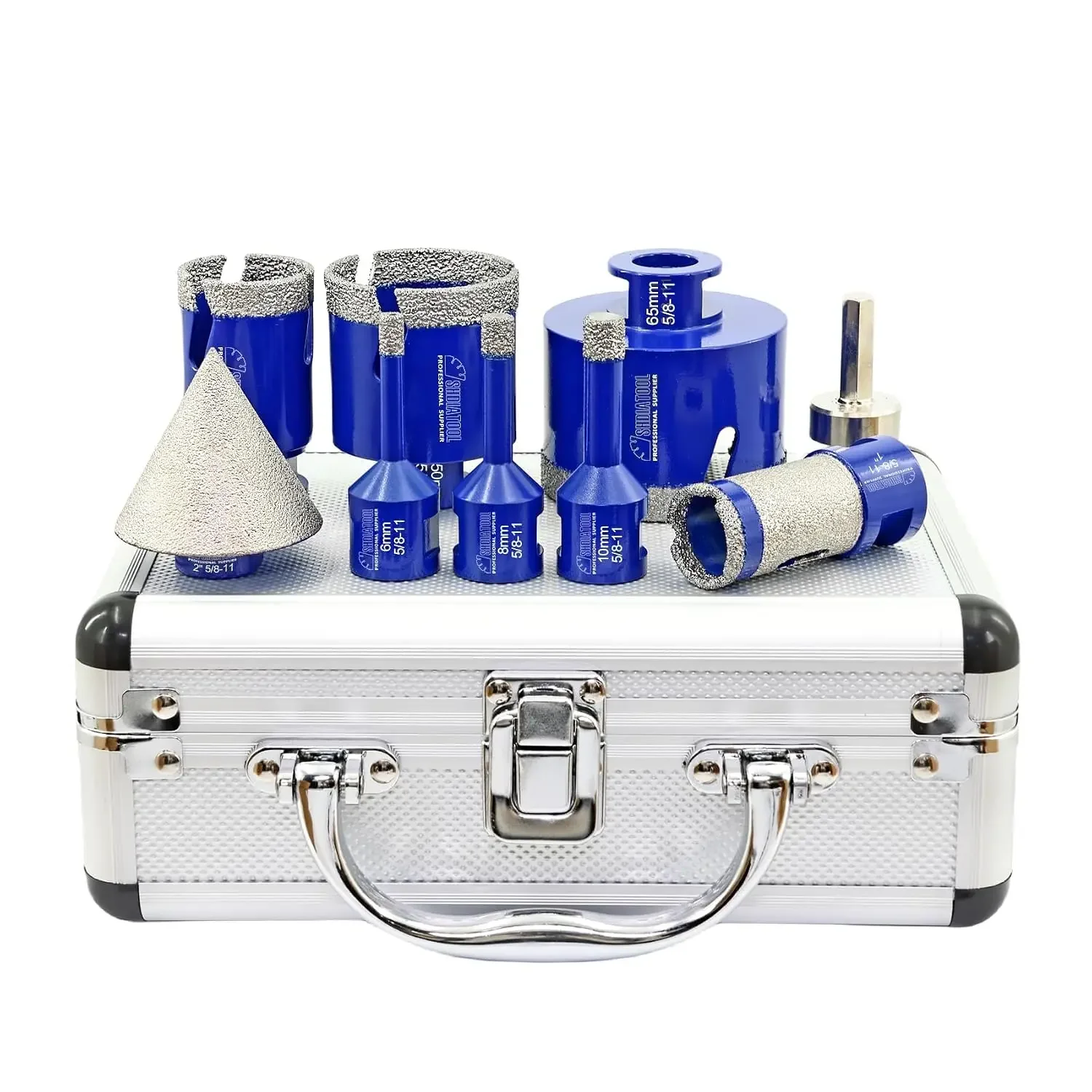 Diamond Drill Core Bits,Tile Drilling Core Hole Saw Beveling Chamfer for Porcelain Marble Ceramic Granite with Hexagon Shank