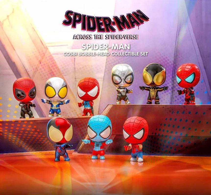 

Горячие игрушки Человек-паук Across The Spider Verse Spider Man Same Frame Series Cosbi Мини-декор комнаты Фигурка Игрушка Фестивальные подарки