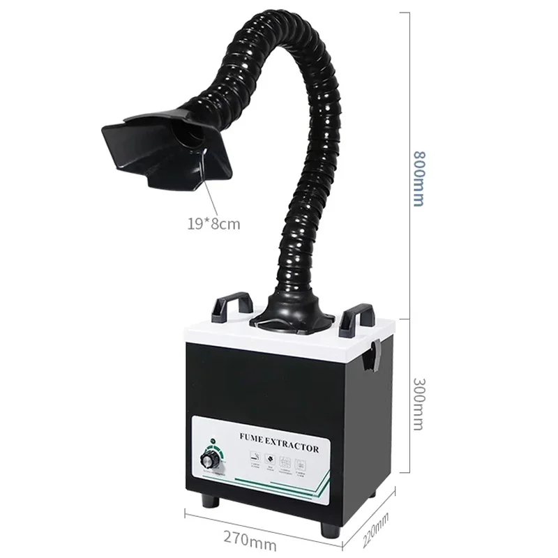 Solder Fume Purifier Maintenance Station Soldering Iron Laser Marking Fume Purifier Desktop Small Soldering Smoke Machine