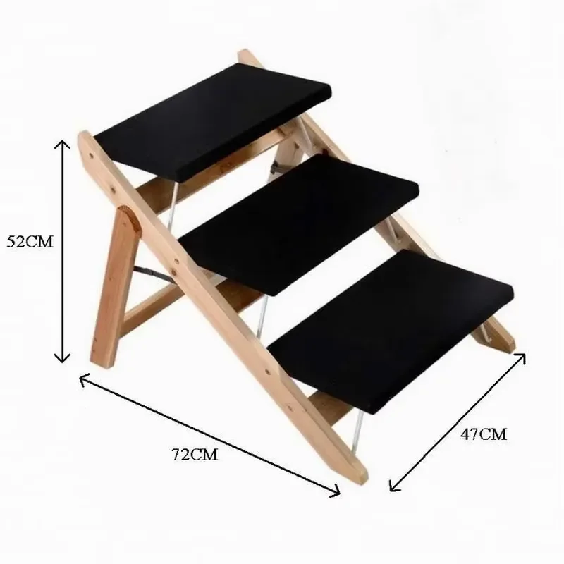 Wooden Dog Stairs Ladder Timber Set Ramps for Pets