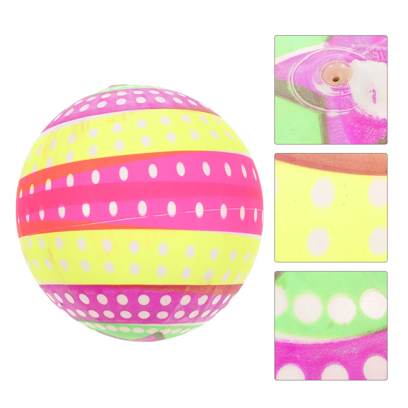 

4 Pcs Beach Ball Party Balls Pool Fluorescent Volleyballs Swimming Inflatable for Plaything