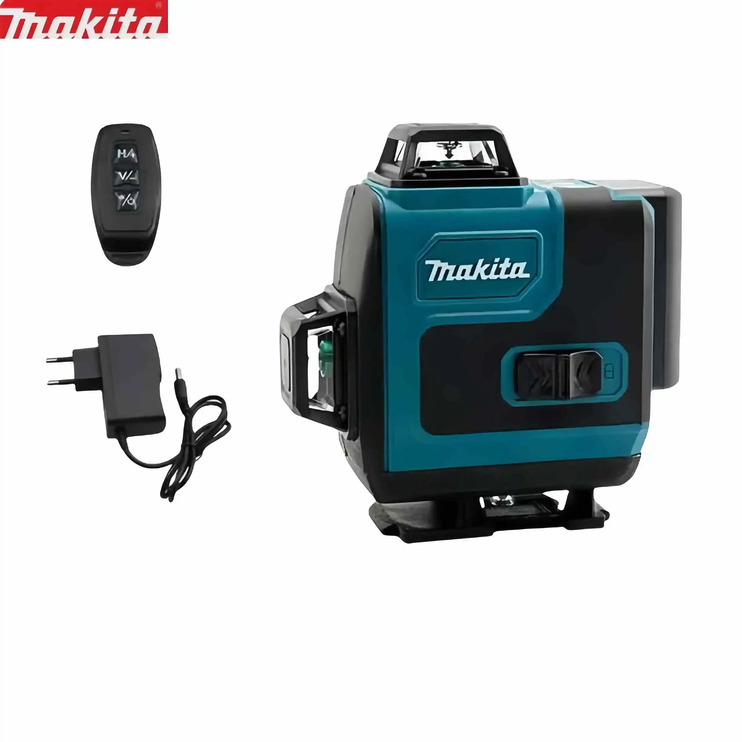 Niveau laser vert Makita au lithium, niveau 4D, 16 lignes