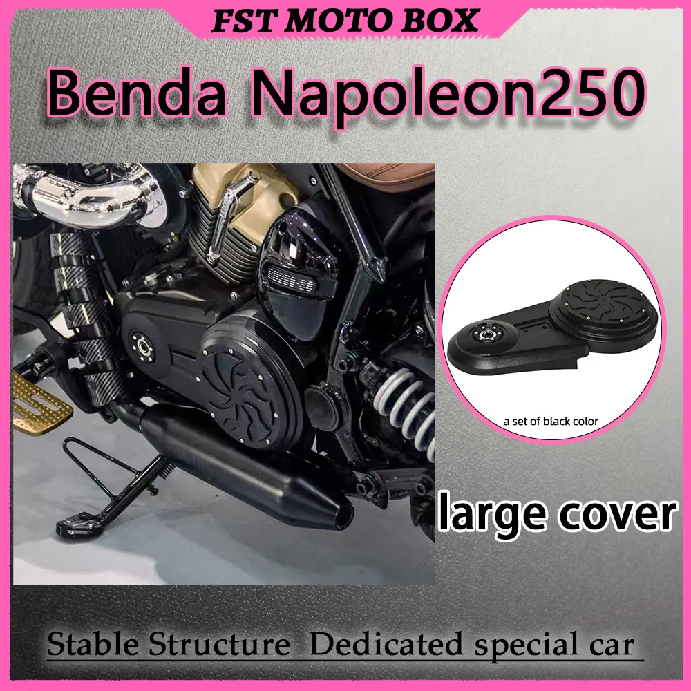 FOR Benda Napoleon 250 Wide Pulley Wheel Fly Cover Rust-Proof Wear-Resistant Aluminum Alloy Engine Side Decorative Cove Enhanced