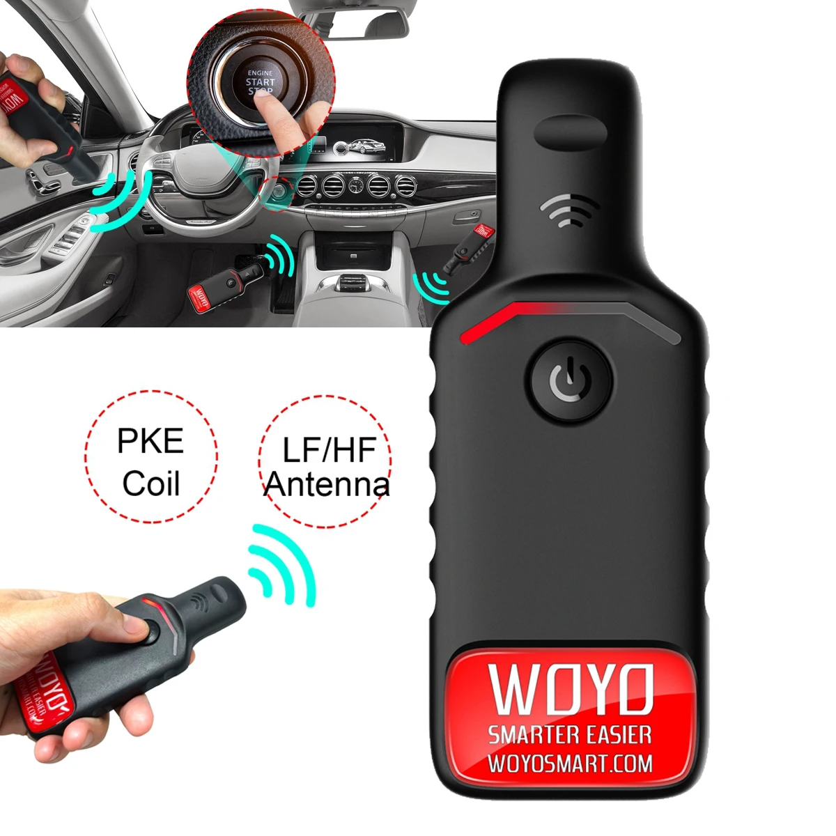 

PKE LF Locator Transponder Key Coil Detector for All Car ECU Induction Transponder Coil Detector