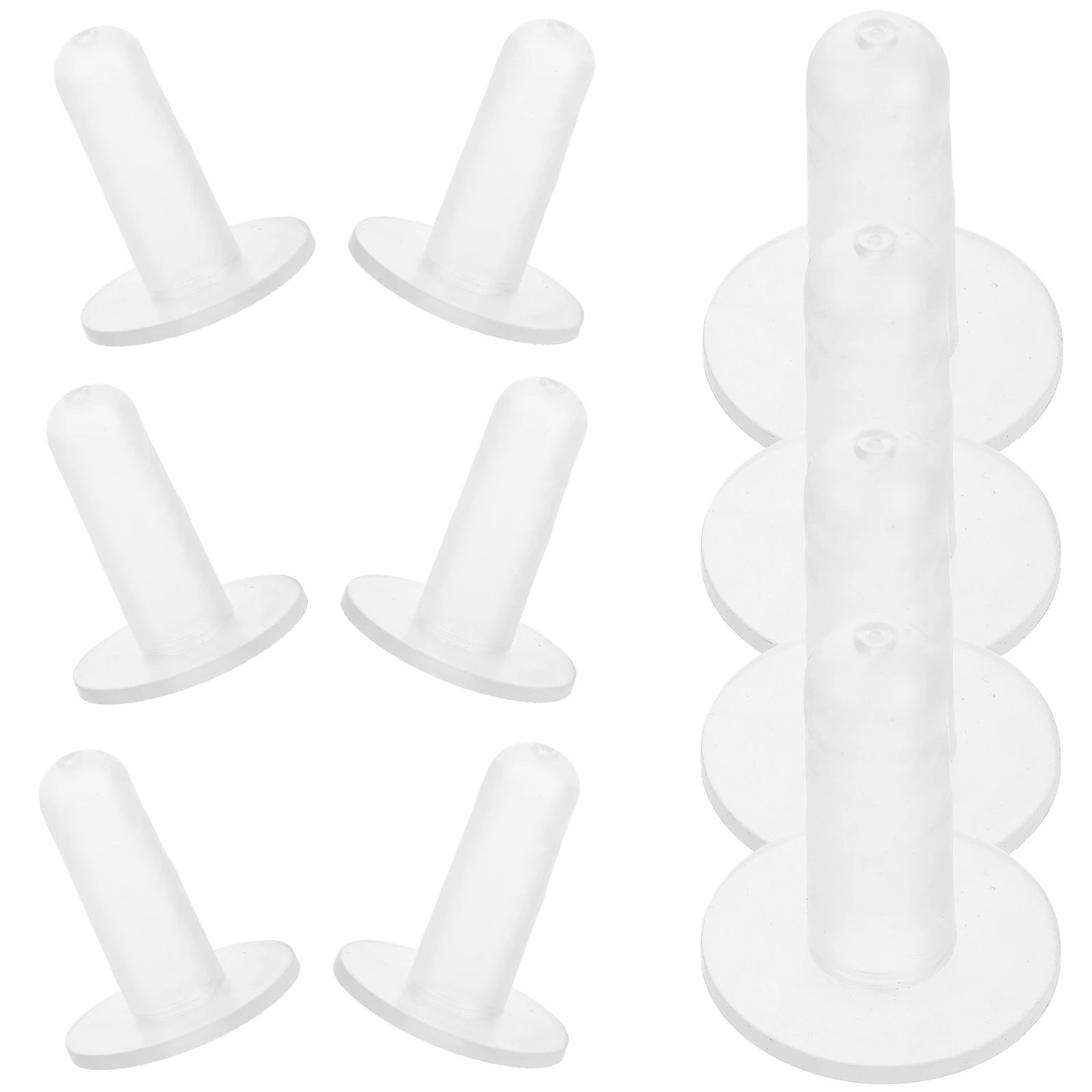 10 Piezas de Tetinas de Goma para Biberones de Ganado, Fáciles de Instalar y Limpiar, para Alimentar Ovejas, Cabras, Corderos, Cerdos, Terneros y Animales Pequeños