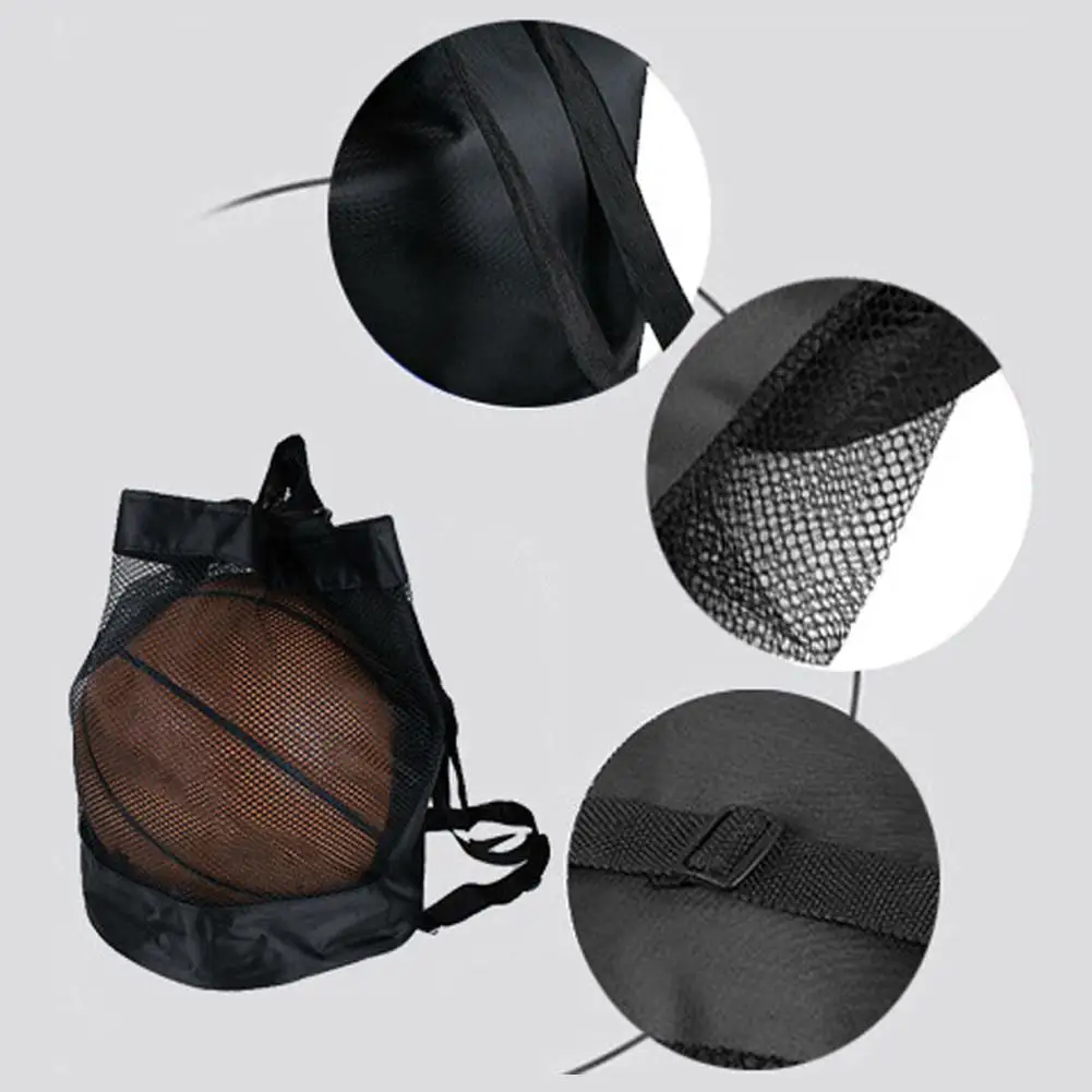 Gym Bag Man Large Capacity Drawstring Backpack Convenient Bag Gym Accessories Lightweight Bag Basketball Sports H5k1