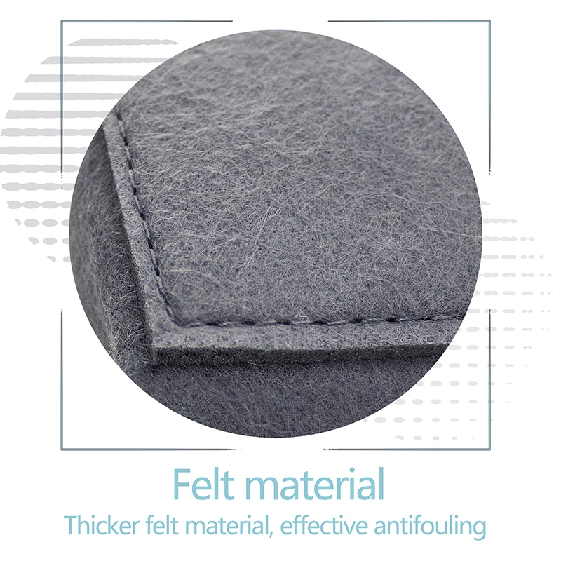 TINBERON-Felt Cloth Liner Bag para mulheres, organizador de maquiagem, grande capacidade, sacos cosméticos, armazenamento de higiene pessoal, viagem