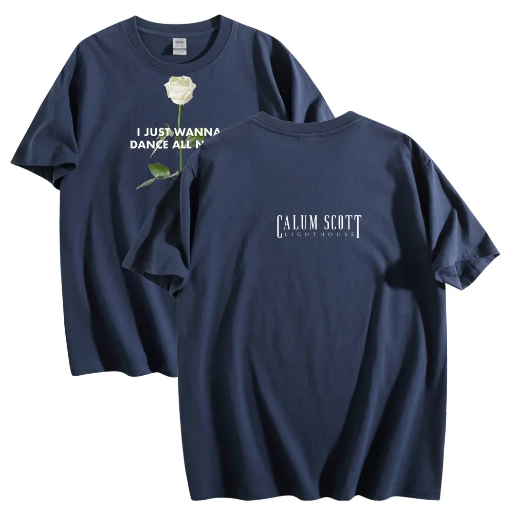 كالوم سكوت روز تي شيرت ميرش ملابس النساء الاتجاه عارضة قصيرة الأكمام أعلى #4