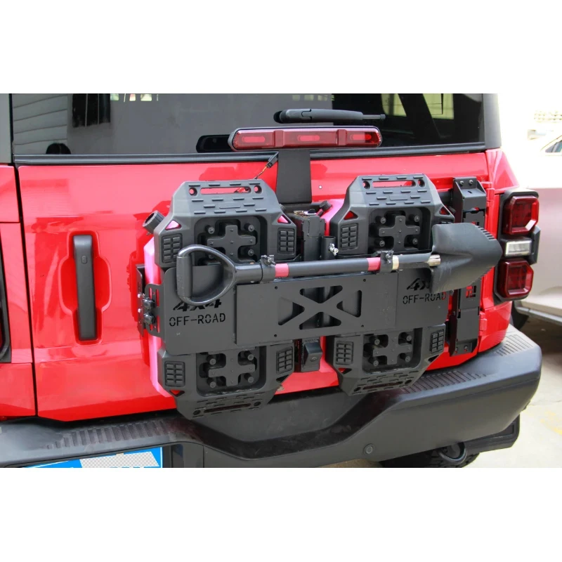 Suitable 2021 2022 Rear Door Molle Panel Multifunctional Exterior Storage Shelf Durable Cargo Organizer Mount Auto Exte