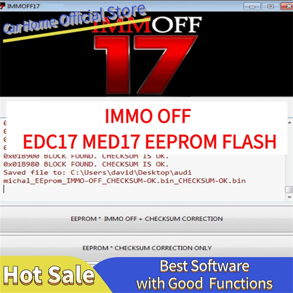 

IMMO OFF Software For ECU Cover All EDC17 And MED17 Version EEPROM IMMO OFF Solution For AU-DI VOLKS-WAGEN SE-AT SKO-DA