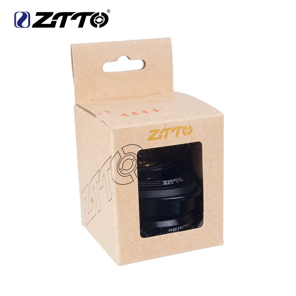

ZTTO Bicycle Headset 44mm ZS44 EC44 CNC 1 1/8"-1 1/2" Straight Frame to Tapered Tube Fork 1.5 Adapter Stem Top Cap MTB Parts
