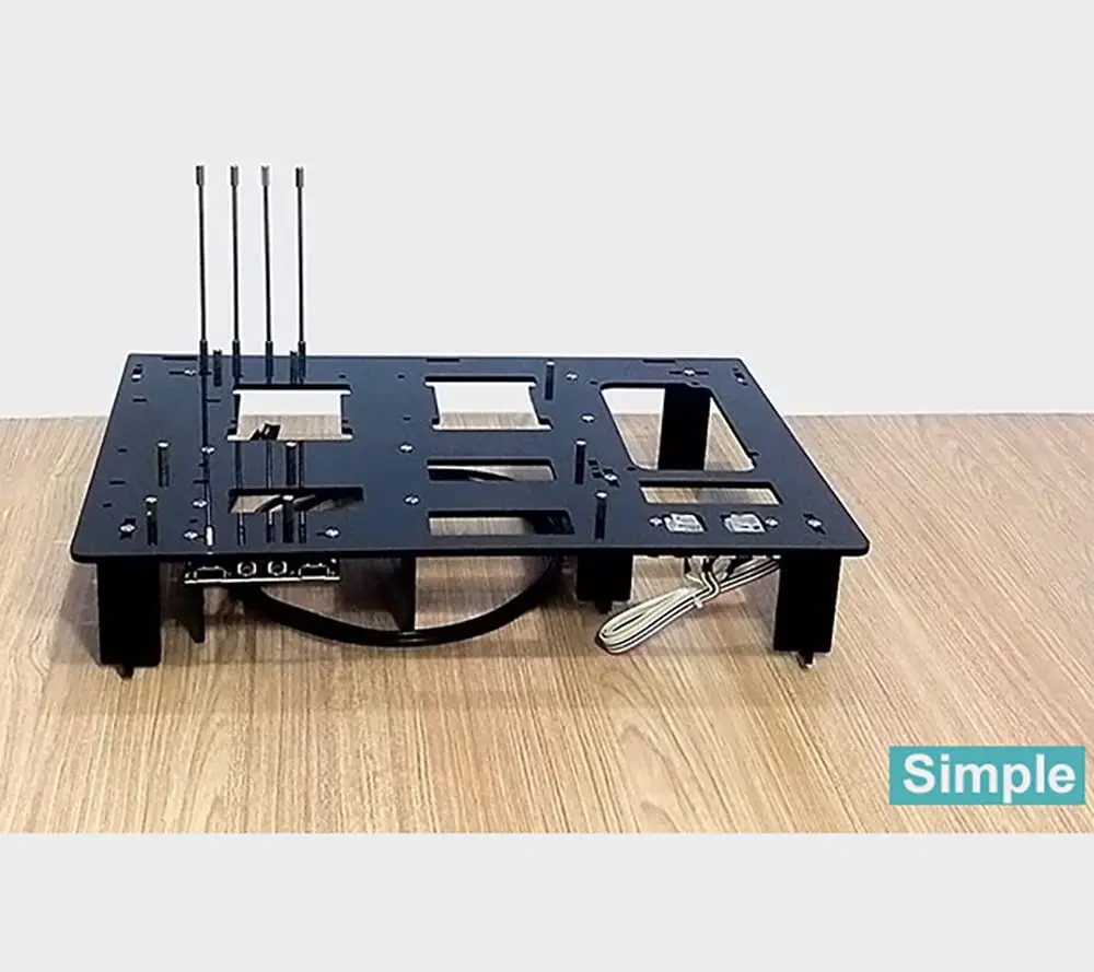 

PC Test Bench Open Frame for ATX MATX Motherboard Acrylic Computer Case DIY Mod Host Stand 240 120 Water Cooling Overlock