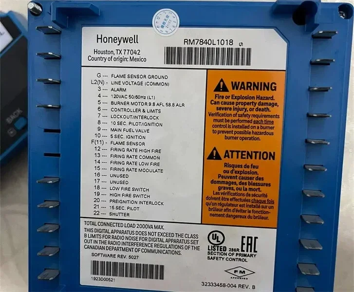 American HONEYWELL combustion safety controller RM7840L1018